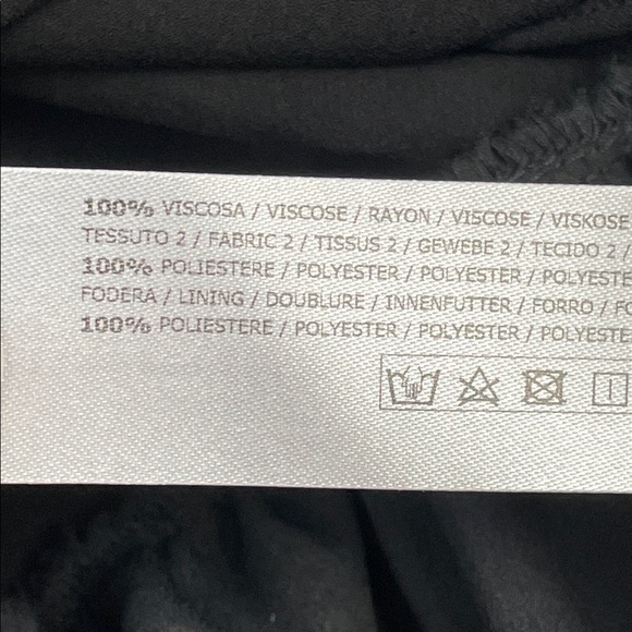 NWT Twinset Short Sleeve Flounce Mini Dress Black Swiss Dot Illusion Sz 42 - Picture 15 of 16